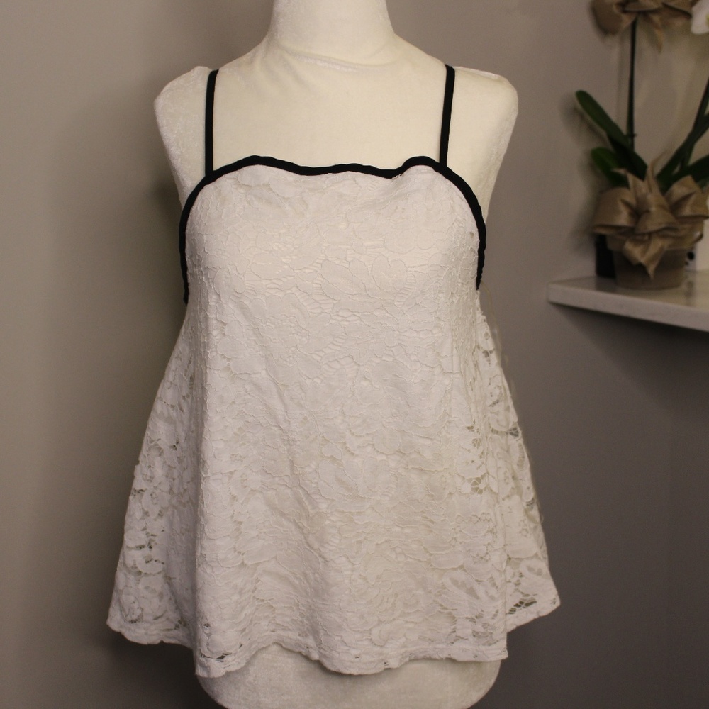 White fab'rik tanktop